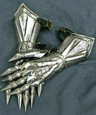 Medieval Gauntlet Gloves Pair