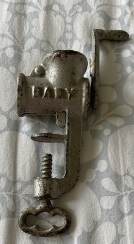 Anitque baby cast - anitque, iron