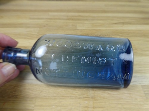 Antique blue glass - antique,