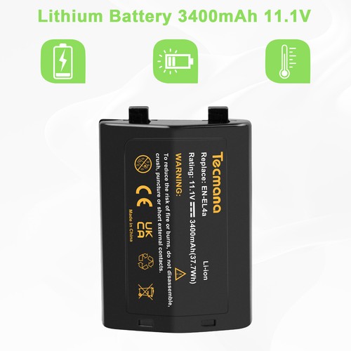 3400mah el4 en el4a - 3400mah, en-el4a