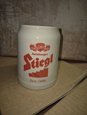 Stiegl Stein 0.5l Clay. Octoberfest, Present, Christmas. German Pottery