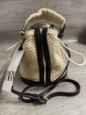 Zara Natural Woven & Black