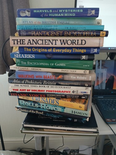Table books - table,