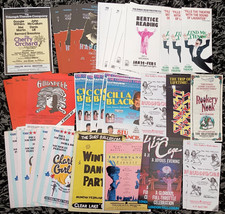 Joblot Of Theatre Flyers Cilla Black, Godspell, Hinge & Bracket, Hapgood Etc. c