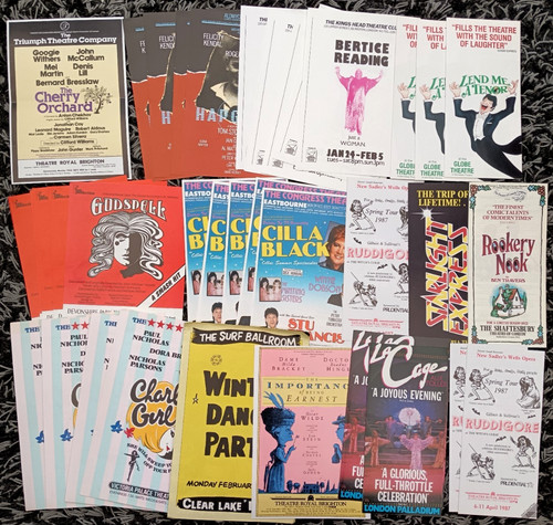 Joblot theatre flyers - joblot, cilla