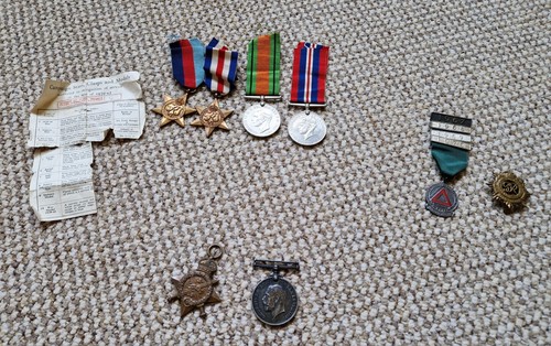Collection ww1 ww2 medals - of,