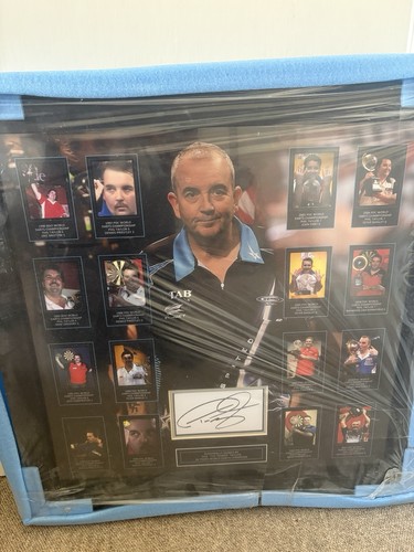 Phil taylor autographed framed - phil,