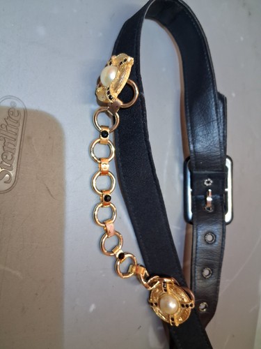 Hermes vintage belt leather - hermes,