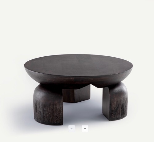 Lotus tripod coffee table - lotus,