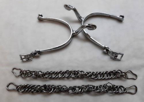 British army spurs chrome - british,
