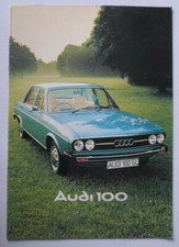 AUDI 100 LS GL SE orig 1976 UK Mkt Sales Brochure