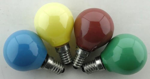 Coloured 25w round ses - coloured,