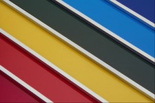 662056 Steel Rods On Multicolored Acrylic A4 Photo Texture Print