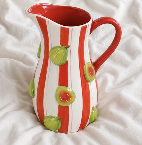 Ceramic fruit jug pitcher - ceramic,