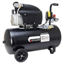 SIP Airmate Air Compressor Direct Drive 230V 50L 2hp / 1.5kW 8 Bar 8CFM 94dB