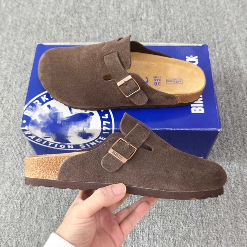 New birkenstock taupe suede - new,