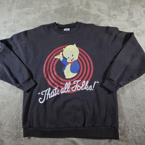 Vintage porky pig sweatshirt - vintage,