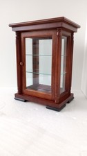 SMALL VINTAGE DISPLAY CABINET CURIO CUPBOARD