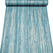 Blue Gold Stripe Wallpaper