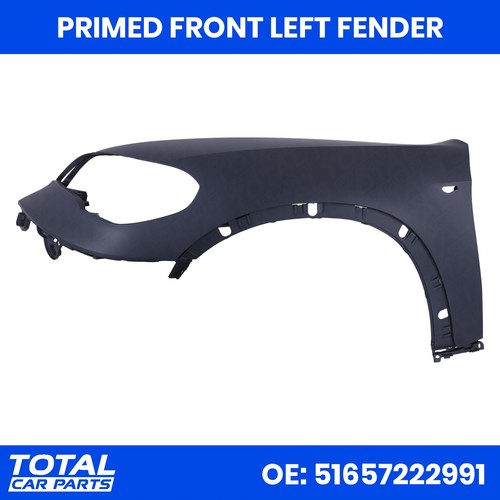 Primed nearside front wheel - primed,