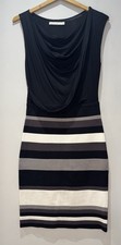 Chic & Striking: Karen Millen Striped Bandage Dress Size 10
