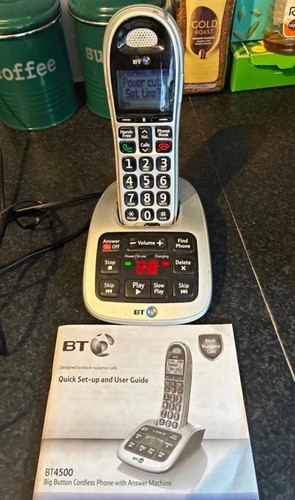 Bt4500 big button dect - bt4500,