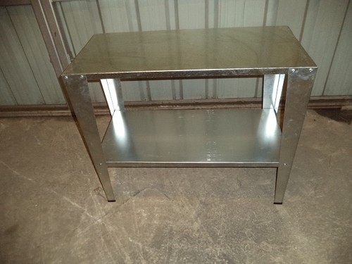 Galvanised steel greenhouse