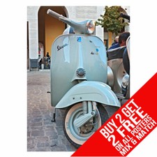 Vintage italian scooter - vintage,