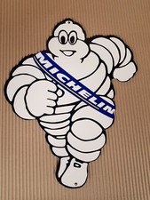 Michelin man  medium 12" x 16" shape metal sign/ Man Cave/ Garage/ Shed