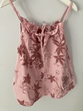 STUNNING Pink Embroidered Top /Vest By CHIPIE Designer Girls Clothing 8 Years ?