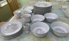 Denby Dauphine-plates and bowls    FREE POST