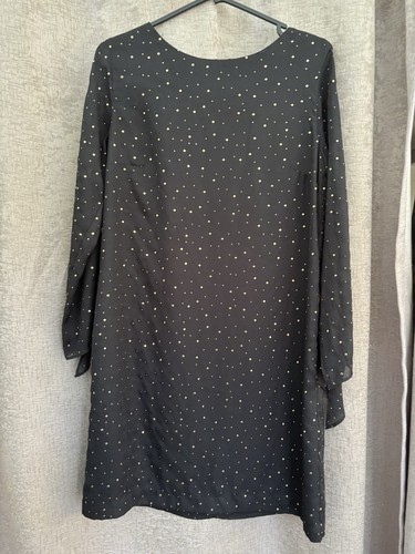 Black sheer next dress with - black,
