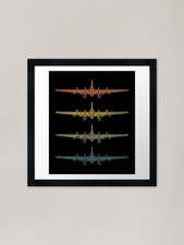 Retro b17 flying fortress - retro,