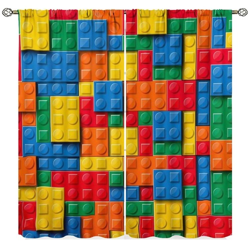Building block curtains - block,