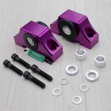 Engine Billet Motor Torque Mounts for Honda Civic EG EK B16 B18 B20 D16 Purple