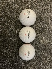Titleist Truffeel White Golf Balls Vilamoura Golf Club Dom Pedro Logo