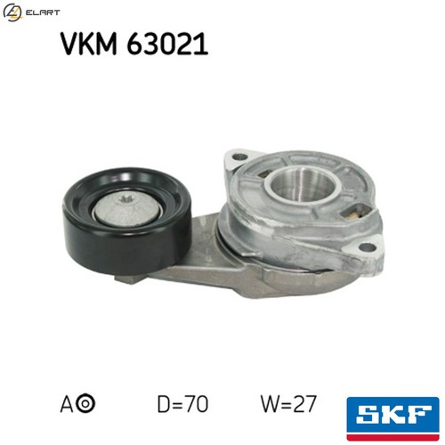 Belt tensioner vribbed - vribbed,