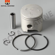 6E7-11635 Piston Set 56.25MM +0.25MM for Yamaha Outboard Motor 2T 9.9HP 15HP Par