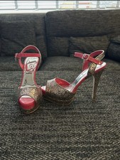 Lipsy Jalouse New Platform Stiletto Shoes High Heel Platform Sandal U.K. Size 6