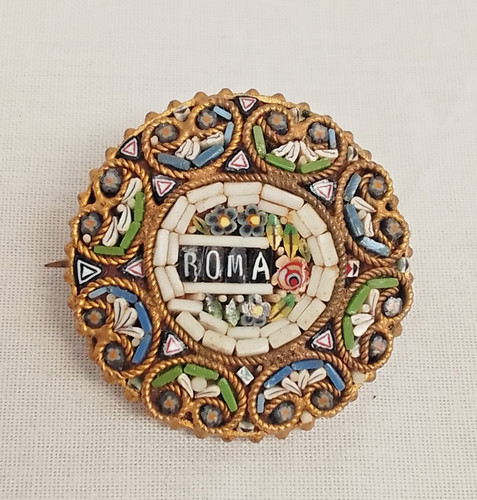 Antique micro mosaic - micro,