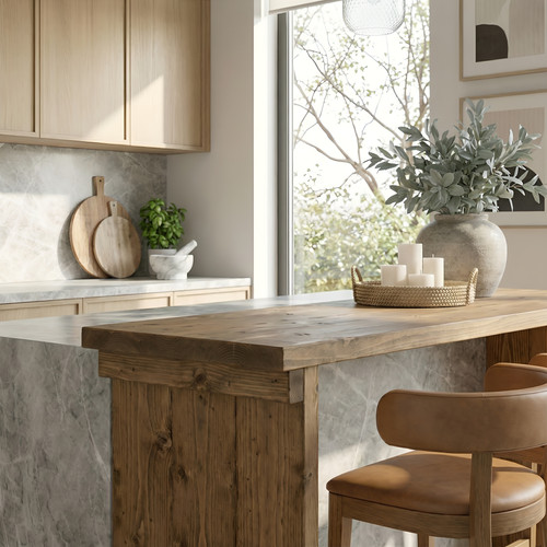 Sola solid wood dining table - wood,