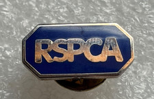 RSPCA ENAMEL LABEL TIE PIN