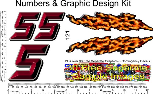 Vinyl decal 10th scale - vinyl, 1/10th