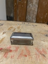 Vintage Glass Box With Metal