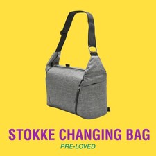 Stokke Changing Bag - Black Melange Grey
