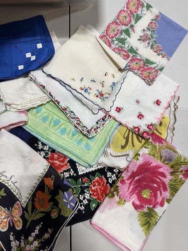 Vintage handkerchief lot - vintage,