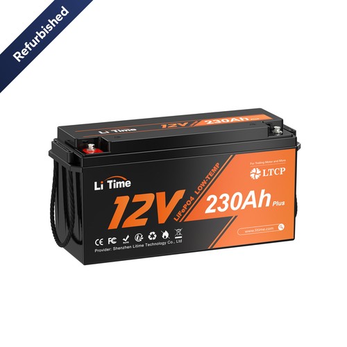 Litime 12v 230ah - plus, lithium