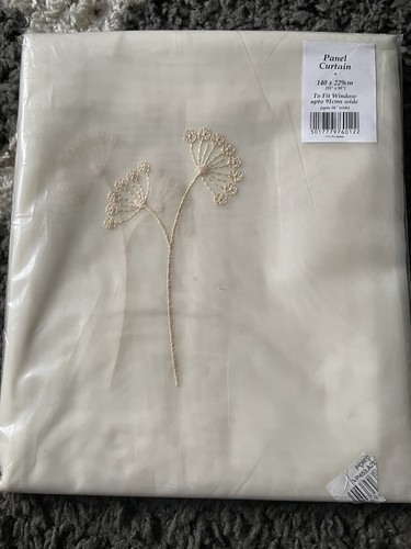 One pair emroidered voile - pair,