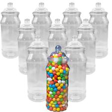 **SLIGHT SECONDS** 10 970ml Plastic Victorian Sweet Jars Candy Buffet Wedding