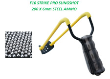 F16 Catapult Powerful Hunting Slingshot High Velocity 200 Ammo Target Hunting